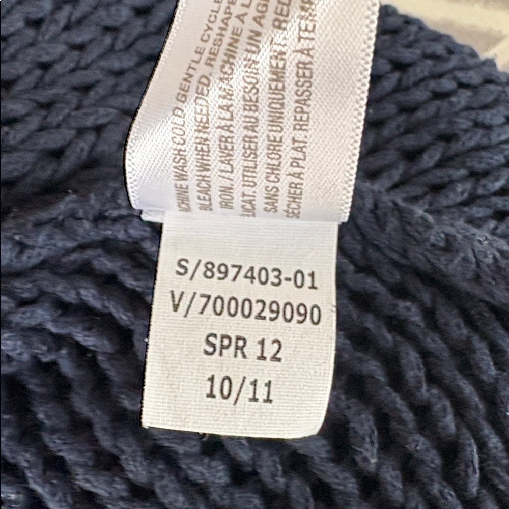 Old Navy Navy Blue Open-Front Knit Cardigan Size Small - Picture 8 of 8
